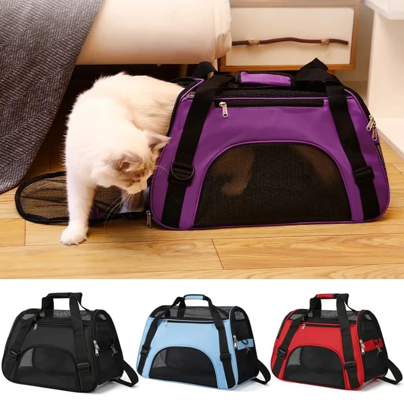 Pet Travel Bag Airline Approved Luggage Bag Pet Travel Carry Bag Suitable for Small Dogs Cats and Puppies Small Animals