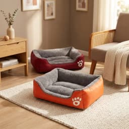 Large Cozy Pet Sleeping Bed Long Hair Plush Cat Dog Mat Warm Cushion Washable Soft Kennel Bed for Indoor Pets