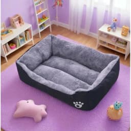 Large Cozy Pet Sleeping Bed Long Hair Plush Cat Dog Mat Warm Cushion Washable Soft Kennel Bed for Indoor Pets