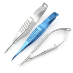 8.5CM Ophthalmic Microscopic Animal Experiment Vascular Scissors Conjunctiva Corneal Iris Capsulotomy Vannas Scissors