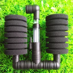 10Pcs Bio Sponge Filter Betta Fry Shrimp Aquarium Fish Tank Double Head XY-2831 Without Packaging Practical