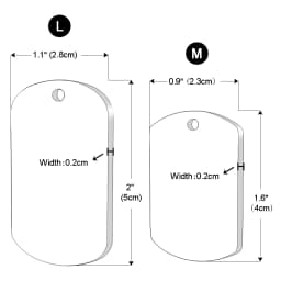 Metal Military Dog ID Tag Dog Accessories Customized Engraved Cat Puppy Name Tag Phone No. for Medium Large Pet Labrador