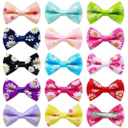 10/20Pcs Dot Pet Grooming Hair Clips Dog Cat Bows Hairpin Pet Girls Barrette for Small Dogs Supplies Pet Hair Grooming Acce