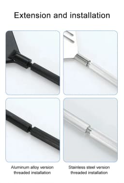 Aquarium Algae Remover Aluminum Alloy Stainless Steel Scraper Blade Fish Tank Glass Water Plant Grass Cleaning Tools Accessories