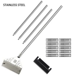 Aquarium Algae Remover Aluminum Alloy Stainless Steel Scraper Blade Fish Tank Glass Water Plant Grass Cleaning Tools Accessories