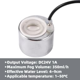 Fish Tank Fish Pond Landscaping Ultrasonic Nebulizer Small Water Rockery Bonsai Atomizer Humidifier & EU Plug Power Adapter 1set