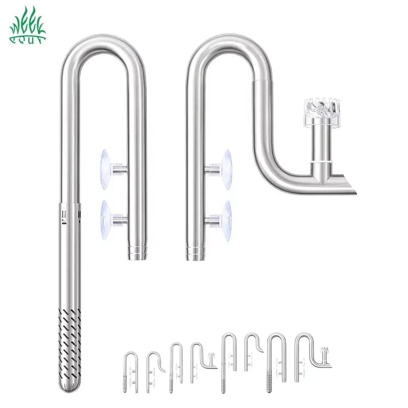 Week Aqua Fish Tank 304 Stainless Steel Filter Tube With Surface Skimmer For Inflow And Outflow Of Lily Tubes Aquarium