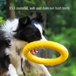 EVA Durable Dog Toys 4 Pack Flying Disc + Ball + Tug Rope for Puppy&Adult Dogs Chew-Proof Teeth Cleaning Set(2024 Best Seller)