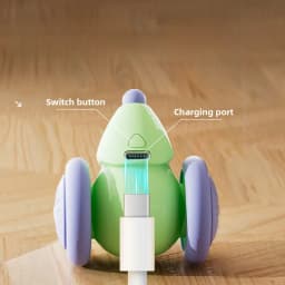 Interactive Cat Toy Electric Mouse Car Automatic Teaser kitten Pet Toys Rechargeable Intelligent Obstacle Avoidance Cat Car Toy