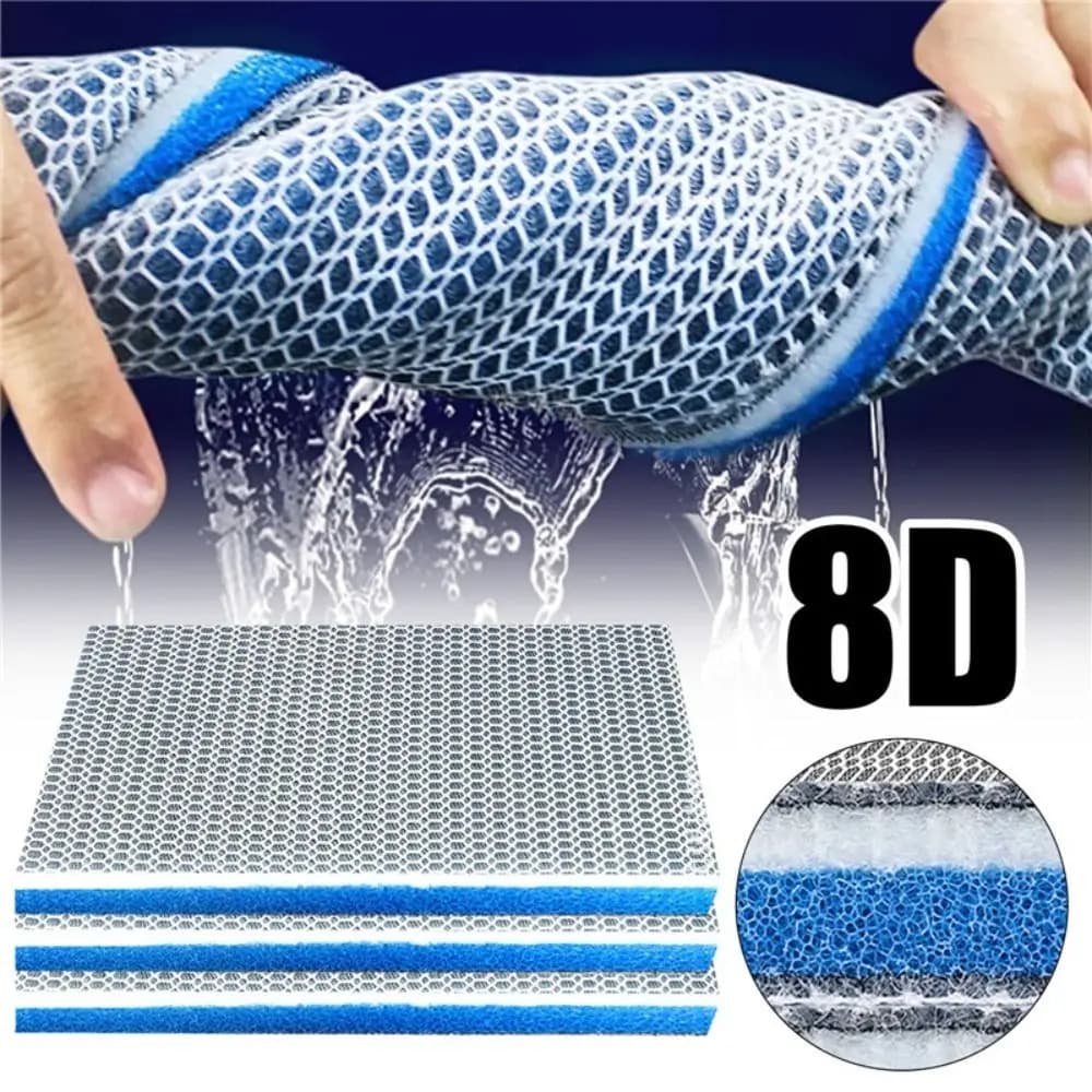 1Pcs New 8D Aquarium Filter Sponge 8-Layers High-Density Biochemical Filter Cotton Sponge Aquarium Accessories