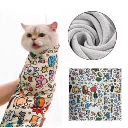 Self Adhesive Cat Wrap Cloth Anti Scratch Bite Escape Pet Grooming Nail Clipping Medicine Calming Tool Multifunctional Fabric