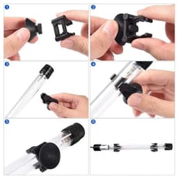 13W 9W UV Light Sterilization Lamp Submersible Ultraviolet Sterilizer Water Disinfection for Aquarium Fish Tank Pond AC220-240V