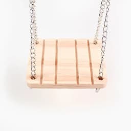 Pet Hamster Bird Wooden Toy Game Board Hanging Swing Squirrel Fun Springboard Chinchilla Cockatiel Swing Ladder Pet Supplies