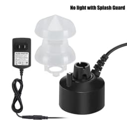Ultrasonic Atomizer Mist Maker Mister Fogger Water Fountain Pond Aquarium Fish Tank Fog Machine Humidifier with Splash Guard