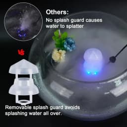 Ultrasonic Atomizer Mist Maker Mister Fogger Water Fountain Pond Aquarium Fish Tank Fog Machine Humidifier with Splash Guard