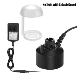 Ultrasonic Atomizer Mist Maker Mister Fogger Water Fountain Pond Aquarium Fish Tank Fog Machine Humidifier with Splash Guard