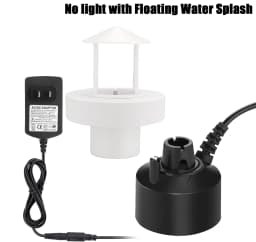 Ultrasonic Atomizer Mist Maker Mister Fogger Water Fountain Pond Aquarium Fish Tank Fog Machine Humidifier with Splash Guard
