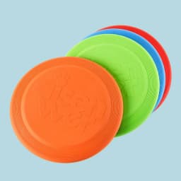 Dog Flying Disc Silicone Game Flying Discs Non-Slip Soft Anti-Chew Dog Toy Puppy Training Interactive Dog Supplies 15/19/23cm