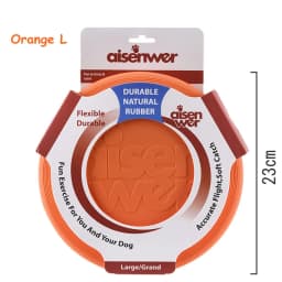 Dog Flying Disc Silicone Game Flying Discs Non-Slip Soft Anti-Chew Dog Toy Puppy Training Interactive Dog Supplies 15/19/23cm