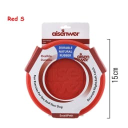 Dog Flying Disc Silicone Game Flying Discs Non-Slip Soft Anti-Chew Dog Toy Puppy Training Interactive Dog Supplies 15/19/23cm