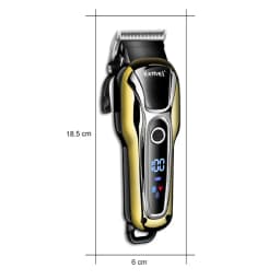 Kemei 100-240v KM-1990 Rechargeable Animal Hair Clipper Professional Dog Hair Trimmer For Cat Hair Remover Pet Grooming Set