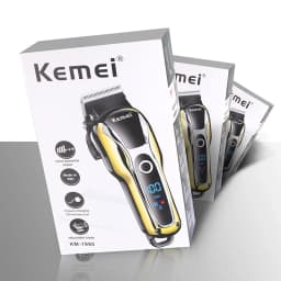 Kemei 100-240v KM-1990 Rechargeable Animal Hair Clipper Professional Dog Hair Trimmer For Cat Hair Remover Pet Grooming Set