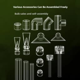 Transparent Fish Tank Water Pipe Acrylic Tube Fittings Elbow Joint Duck Bill Water Outlet Aquarium Accessries Rain Shower Outlet