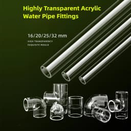 Transparent Fish Tank Water Pipe Acrylic Tube Fittings Elbow Joint Duck Bill Water Outlet Aquarium Accessries Rain Shower Outlet