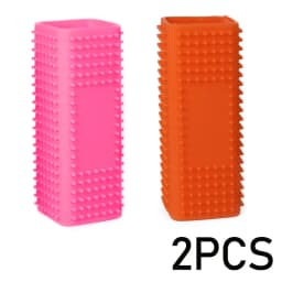 Pet Hair Removal Brush Car Animal Brush Dog Cat Hair Removal Effective Pet Hair Silicone Hollow Rubber Cleaning Brush GSZ01