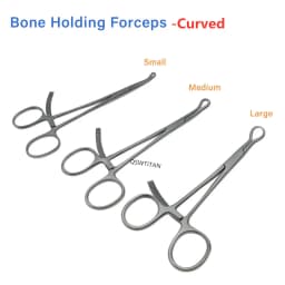 Small Serrated Bone Holding Forceps Mini Serrated Orthopedic Clamp Small Bone Forceps Orthopedics Pet Instruments