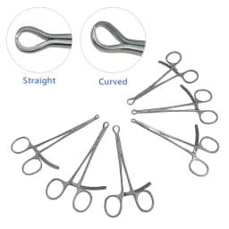 Small Serrated Bone Holding Forceps Mini Serrated Orthopedic Clamp Small Bone Forceps Orthopedics Pet Instruments