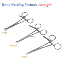 Small Serrated Bone Holding Forceps Mini Serrated Orthopedic Clamp Small Bone Forceps Orthopedics Pet Instruments