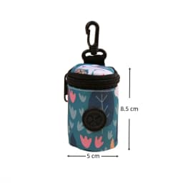 Hangable Dog Poop Bag Dispenser Zipper Dogs Walking Accessory Waste Bag Holder Portable Cute Garbage Bags Organizer Pet Supplies