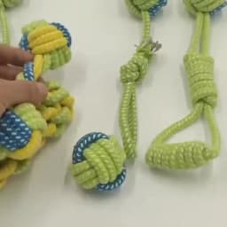 Heavy Duty Rope Toy for Power Chewers | Multi-Texture Tug-of-War & Dental Chew Dog Toy | Non-Slip Grip Indoor/Outdoor Use