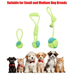 Heavy Duty Rope Toy for Power Chewers | Multi-Texture Tug-of-War & Dental Chew Dog Toy | Non-Slip Grip Indoor/Outdoor Use
