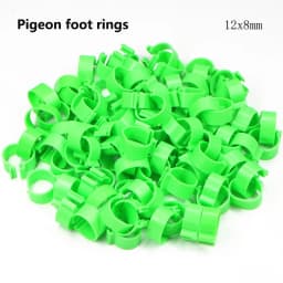 Poultry Leg Rings Chicken Foot Bands Adjustable Ratchet Clasp Snap Marking Tags for Duck Goose Pigeon Farm Feed Tool 25/100pcs