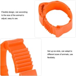 Poultry Leg Rings Chicken Foot Bands Adjustable Ratchet Clasp Snap Marking Tags for Duck Goose Pigeon Farm Feed Tool 25/100pcs