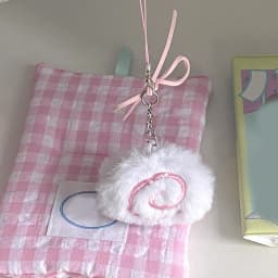 Soft Plush Keychain Set - Cute Fish Keyring & Bag Charm for Women, Handmade Key Chain Accessories for Purse/Backpack/Tote
