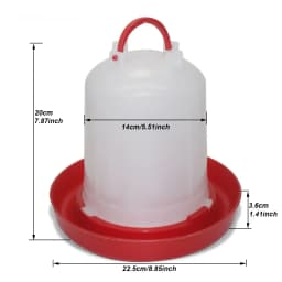 1/1.5/2/3/4/5/6/8/11/14/16/18L Automatic Chicken Water Bucket Plastic Poultry Rooster Hen Feeding Device Farm Water Supply