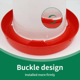 1/1.5/2/3/4/5/6/8/11/14/16/18L Automatic Chicken Water Bucket Plastic Poultry Rooster Hen Feeding Device Farm Water Supply