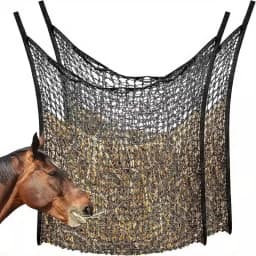 Hay Net for Horses Slow Feed Hay Bag for Horses Goat Sheep Large Capacity Hanging Hay Feeder Bag