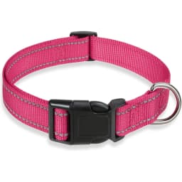 1PC Reflective Dog Collar with Buckle Adjustable Safety Nylon Collars for Small Medium Large Dogs