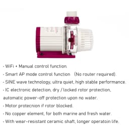 Jebao Jecod MDP Series WiFi App Control Smart DC Aquarium Fish Tank Circulation Return Pump with LCD Display Controller