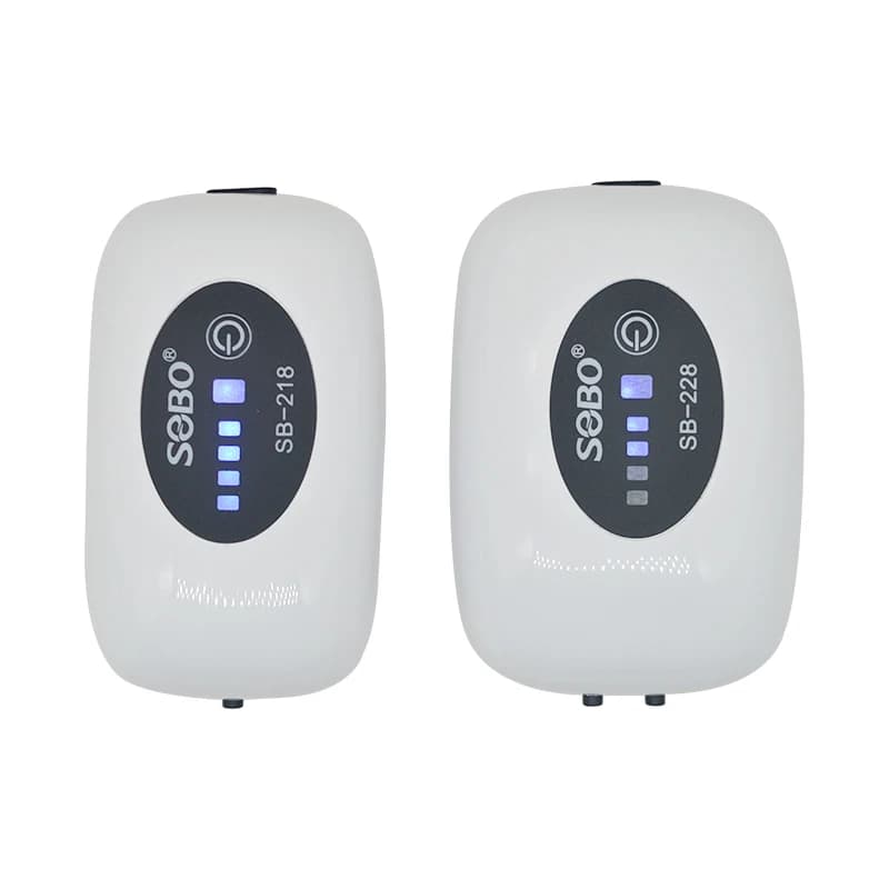 SOBO Aquarium Fish Tank Oxygen Air Pump Compressor Charging Silent USB with Battery Portable Fishing Oxygenator Outdoor Air Pump