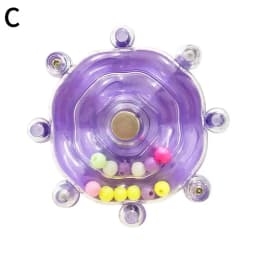 Interactive Parrot Toy Bird Cage Toy for Parrots Rotating Treat Dispenser, for Mental Stimulation and Entertainment