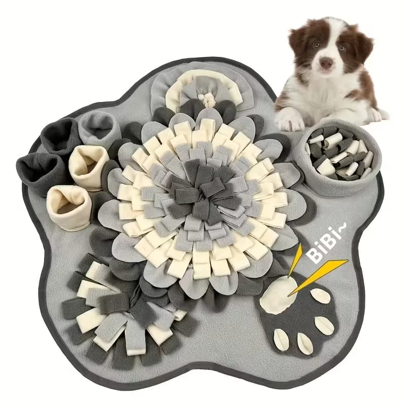 [Interactive Snuffle Mat] Durable Polyester KM-P Interactive Snuffle Mat for Dogs - Slow Feeder & Foraging Skill Toy