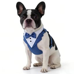 Dog Tuxedo for Wedding Outfit, Dog Suit and Tie Costumes for Birthday, Cosplay, Christmas Party, Pet Formal Wear with Bowtie
