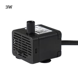 220V Black Submersible Water Pump Submersible Ultra-Quiet Fountain Pump with Suction Cup Mini Ponds Fountains Fish Pond Aquarium