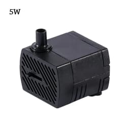 220V Black Submersible Water Pump Submersible Ultra-Quiet Fountain Pump with Suction Cup Mini Ponds Fountains Fish Pond Aquarium