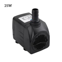 220V Black Submersible Water Pump Submersible Ultra-Quiet Fountain Pump with Suction Cup Mini Ponds Fountains Fish Pond Aquarium